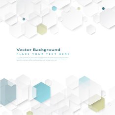 Abstract geometric background with hexagons