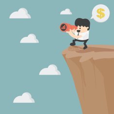 businessman looking on investment