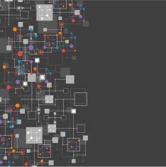 Dark network color technology communication background N2