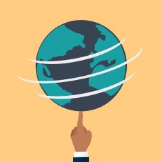 globe earth flat