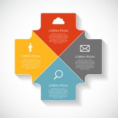 Infographic Templates for Business Vector Illustration N28