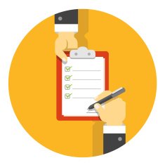 Vector flat agreement illustration