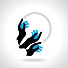 Human head thinking a new idea N2