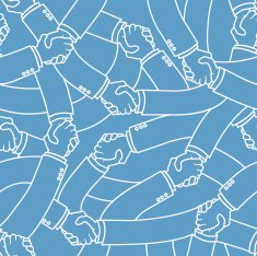 Business Handshake Seamless Pattern