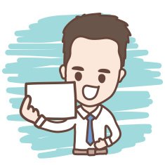 characters businessman and office worker