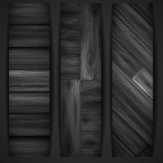 Wooden grey banner