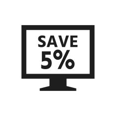 Computer Monitor icon on a white background - SingleSeries N20
