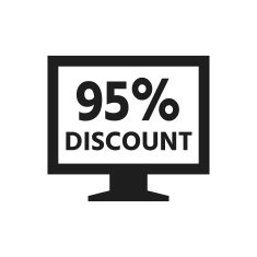 Computer Monitor icon on a white background - SingleSeries N22
