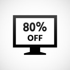 Computer Monitor icon on a white background - ShadeSeries N69