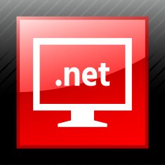 Computer Monitor icon on a square button - SleekSeries N119