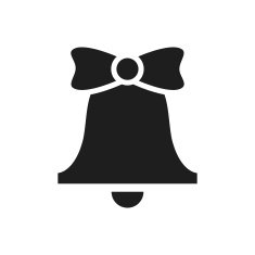 Bell icon on a white background - SingleSeries