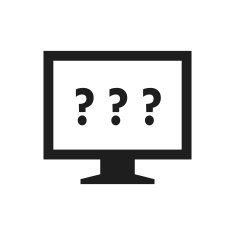 Computer Monitor icon on a white background - SingleSeries N95