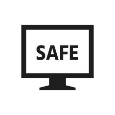 Computer Monitor icon on a white background - SingleSeries N105