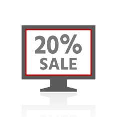 Computer Monitor icon on a white background - ProSeries N13