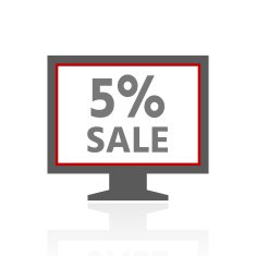 Computer Monitor icon on a white background - ProSeries N16