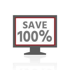 Computer Monitor icon on a white background - ProSeries N17