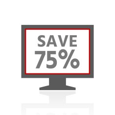 Computer Monitor icon on a white background - ProSeries N22