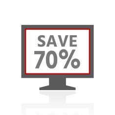 Computer Monitor icon on a white background - ProSeries N23