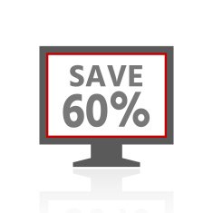 Computer Monitor icon on a white background - ProSeries N25