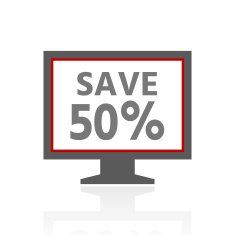 Computer Monitor icon on a white background - ProSeries N27