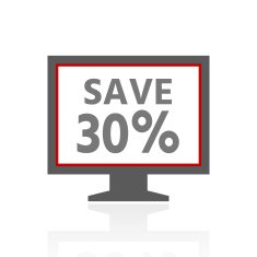 Computer Monitor icon on a white background - ProSeries N31