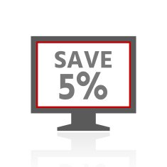 Computer Monitor icon on a white background - ProSeries N36