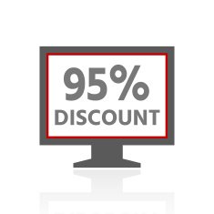 Computer Monitor icon on a white background - ProSeries N38