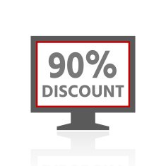 Computer Monitor icon on a white background - ProSeries N39