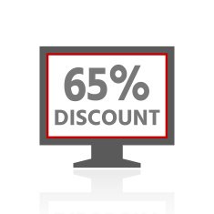 Computer Monitor icon on a white background - ProSeries N44