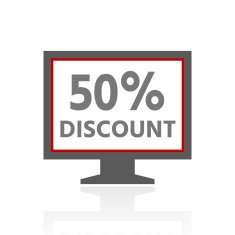 Computer Monitor icon on a white background - ProSeries N47