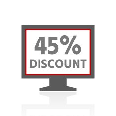 Computer Monitor icon on a white background - ProSeries N48