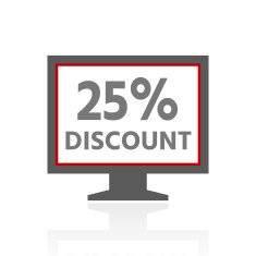 Computer Monitor icon on a white background - ProSeries N52