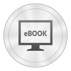 Computer Monitor icon on a round button - SharpSeries N87