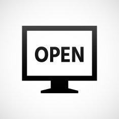 Computer Monitor icon on a white background - ShadeSeries N116