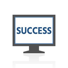 Computer Monitor icon on a white background - RoyalSeries N86