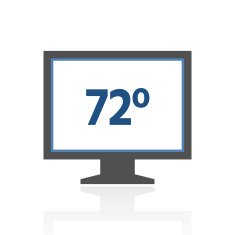 Computer Monitor icon on a white background - RoyalSeries N89
