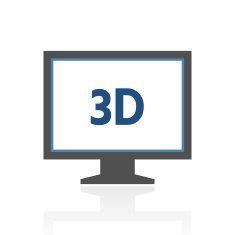 Computer Monitor icon on a white background - RoyalSeries N90