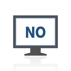 Computer Monitor icon on a white background - RoyalSeries N93