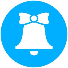 Bell icon on a round button - RoundSeries