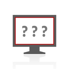 Computer Monitor icon on a white background - ProSeries N108