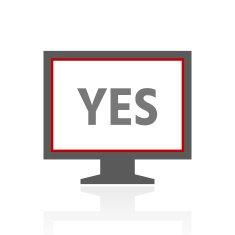 Computer Monitor icon on a white background - ProSeries N110