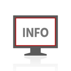 Computer Monitor icon on a white background - ProSeries N113