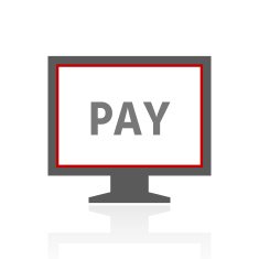 Computer Monitor icon on a white background - ProSeries N117