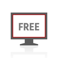 Computer Monitor icon on a white background - ProSeries N128