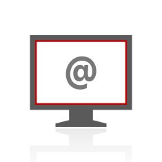 Computer Monitor icon on a white background - ProSeries N136