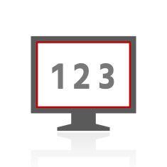 Computer Monitor icon on a white background - ProSeries N140
