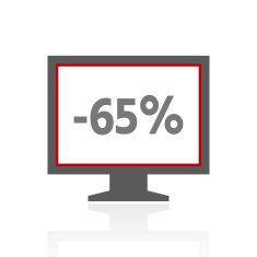 Computer Monitor icon on a white background - ProSeries N149