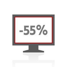 Computer Monitor icon on a white background - ProSeries N151