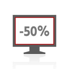 Computer Monitor icon on a white background - ProSeries N152