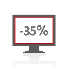 Computer Monitor icon on a white background - ProSeries N155